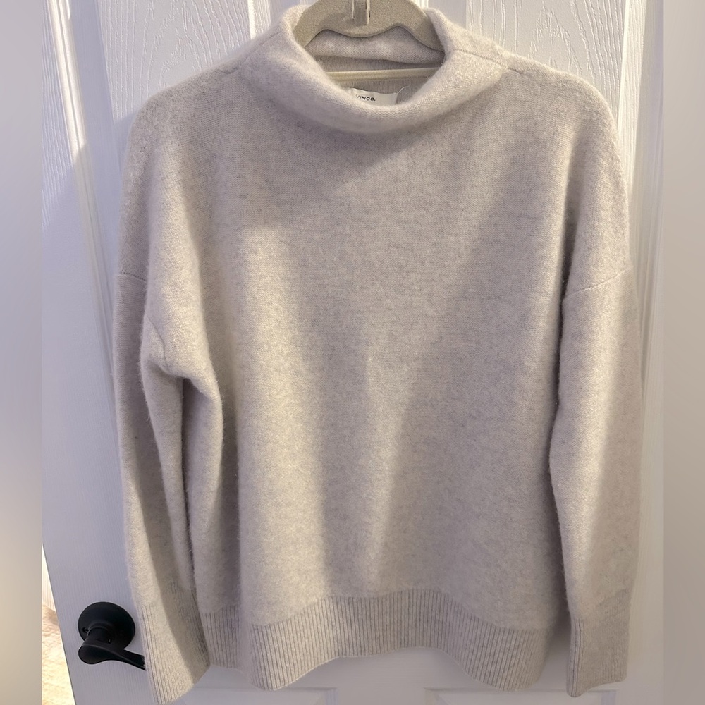 Plush Cashmere Funnel Neck Sweater - Vince